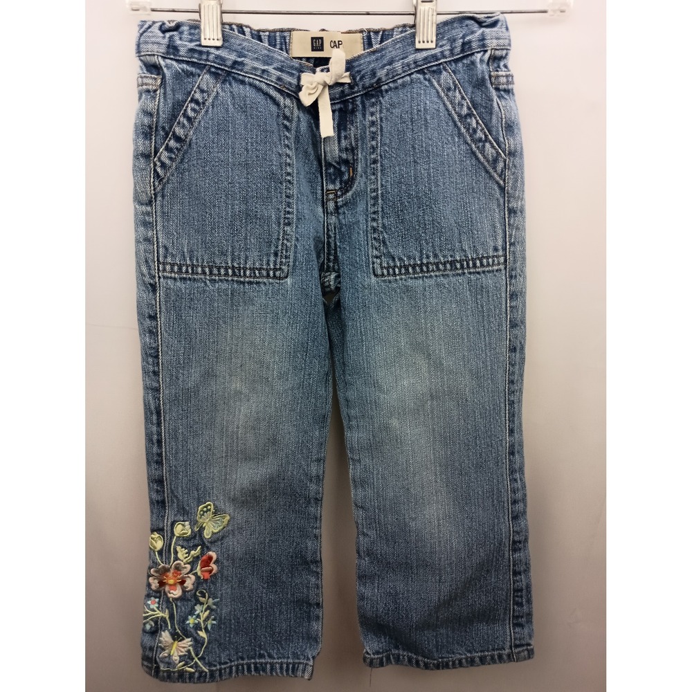 GAP Light Blue Embroidered Girls Denim Jeans
